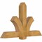 Ekena Millwork Redmond Rough Sawn Timber Gable Bracket, Western Red Cedar, 60"W x 38"H x 6"D x 6"F, 15/12 Pitch GBW060X38X0606RED00RWR - alternate 2